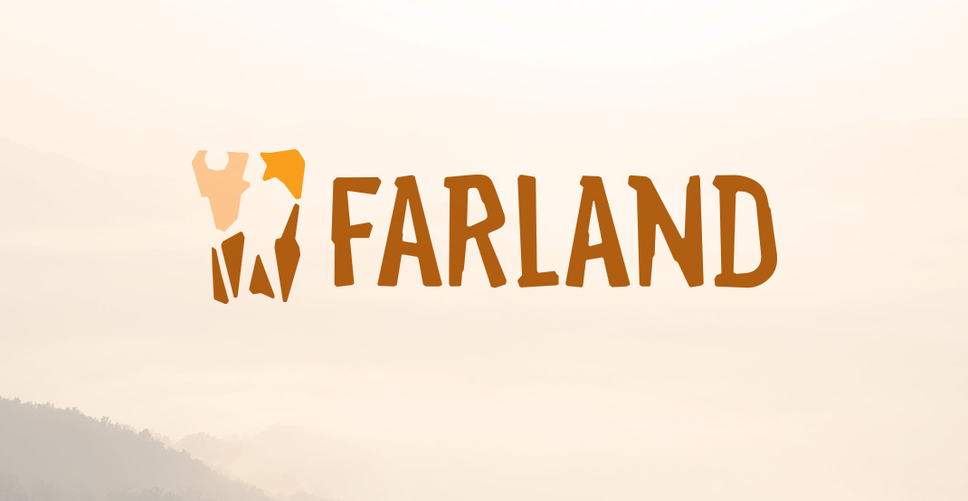 Logo design for «Farland», custom extreme tours agency