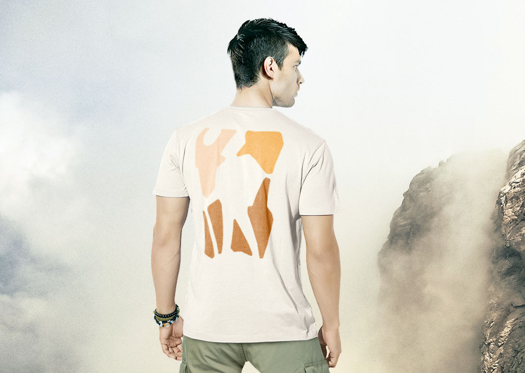 «Farland» logo design for extreme tours agency stuffs t shirt