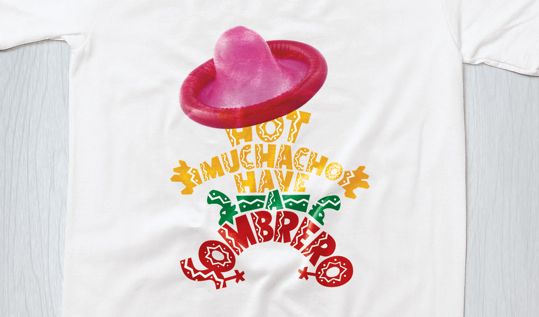 «Hot muchacho» logo design for «Naked Street fashion» contest by ANTIAIDS Foundation